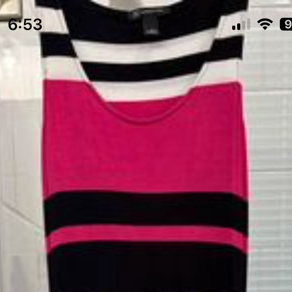 Long tank dress with slit on each side
